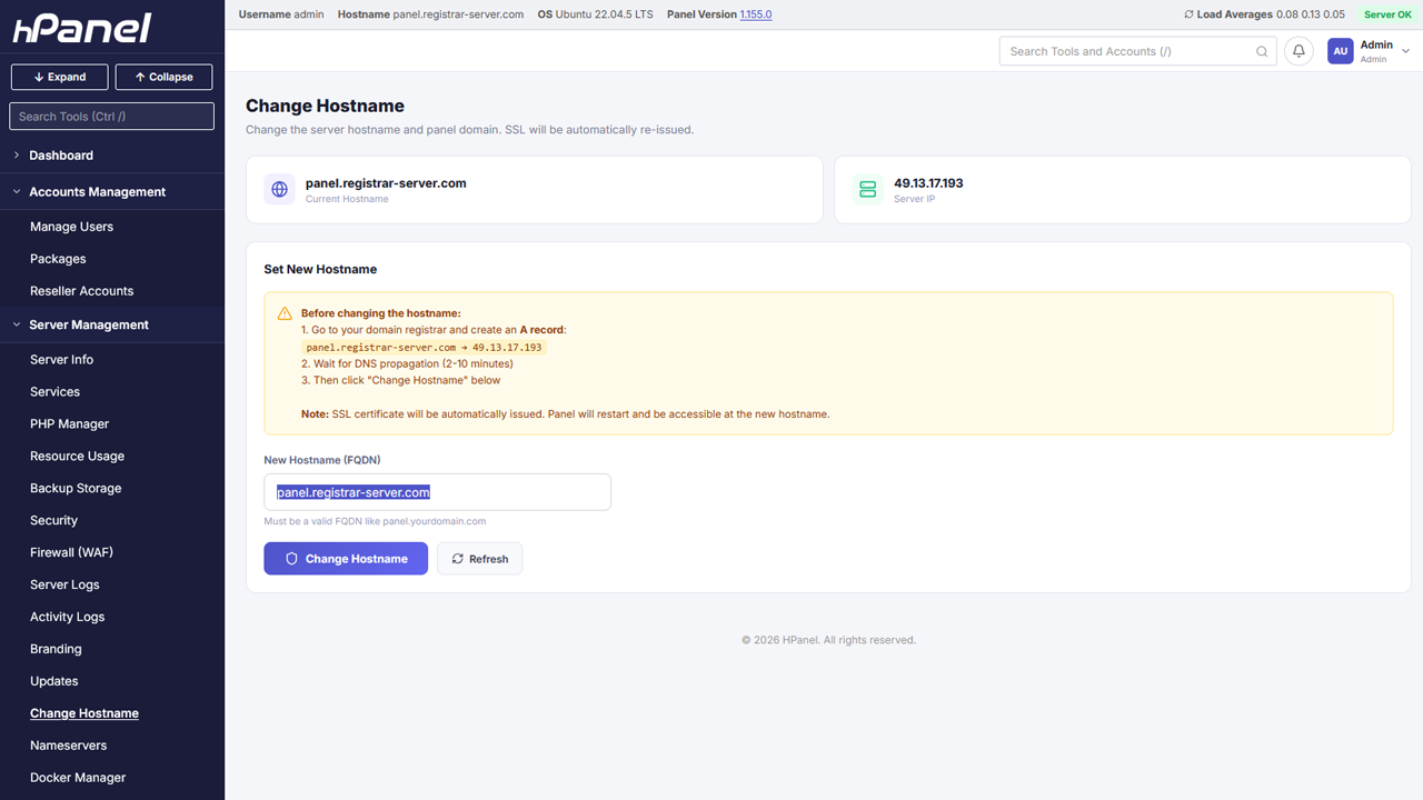 Backup Settings