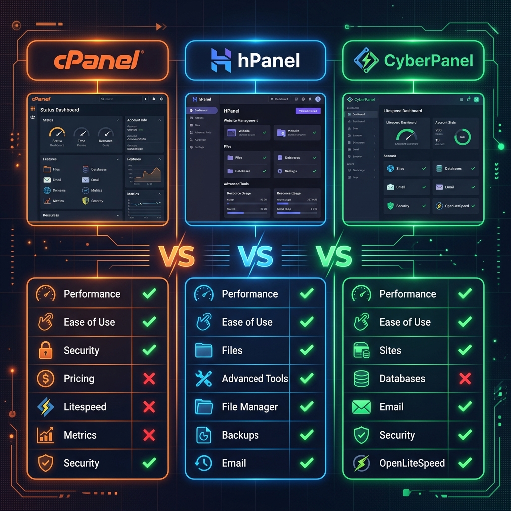 Best Web Hosting Control Panels in 2026: Ultimate Comparison Guide