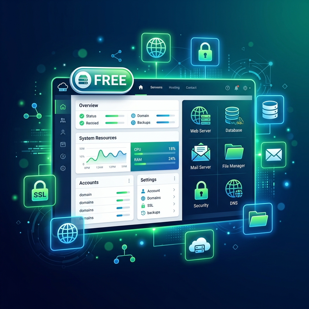 Best Free Hosting Control Panels in 2026 - Complete Guide