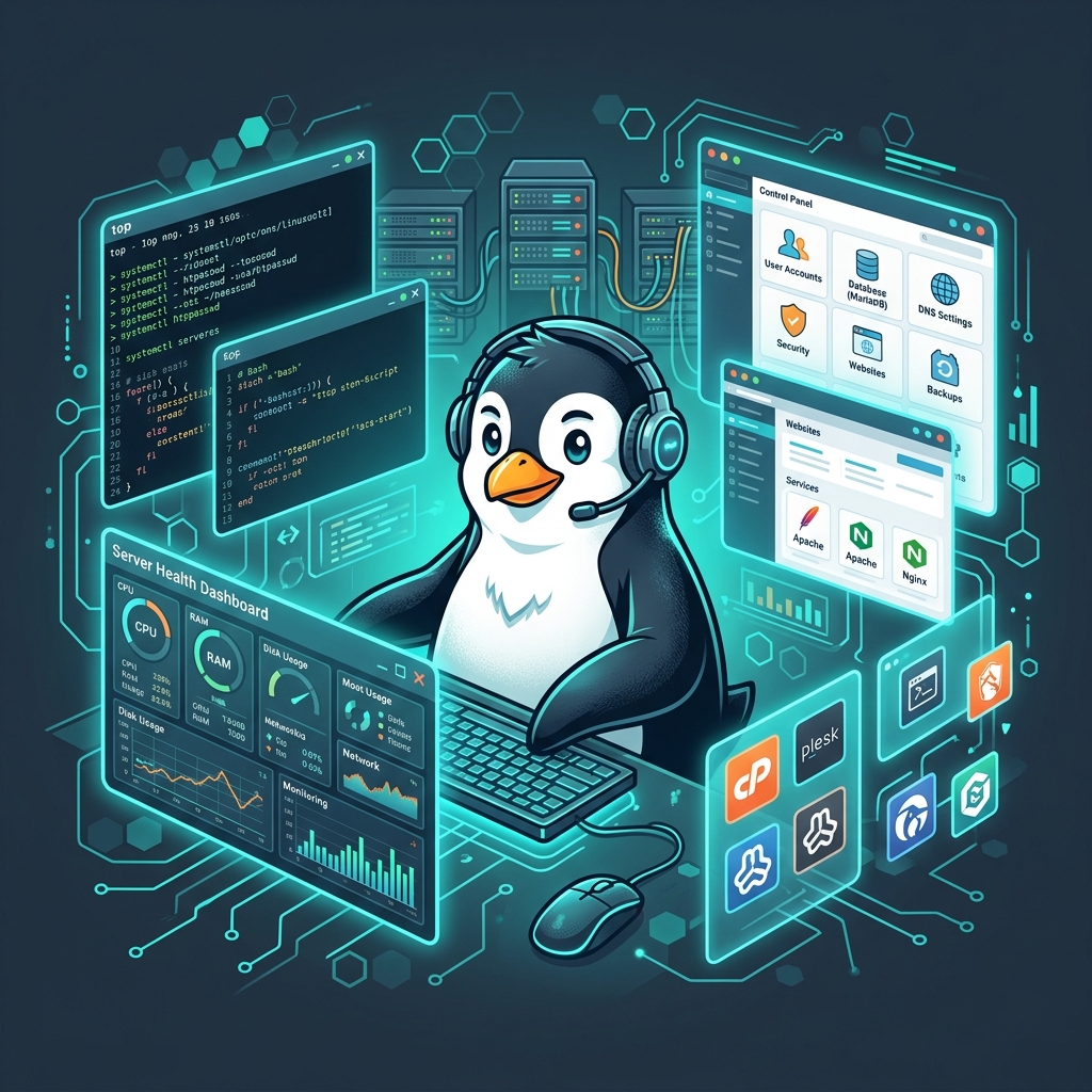 Best Linux Hosting Control Panels for Servers in 2026