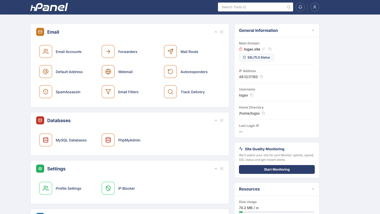 User Dashboard
